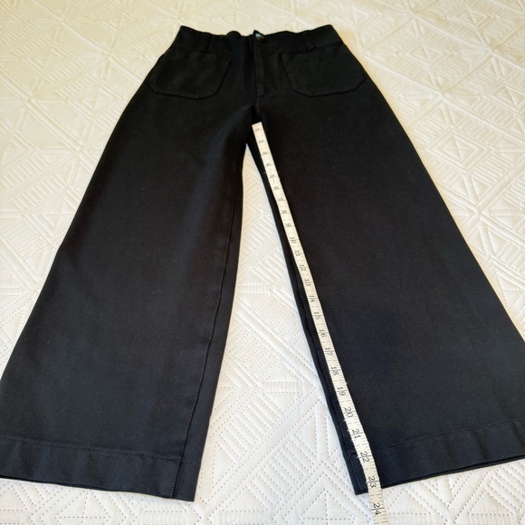 Anthropologie Maeve The Colette Ponte Crop Wide-Leg Pants Size 26 - Picture 6 of 11
